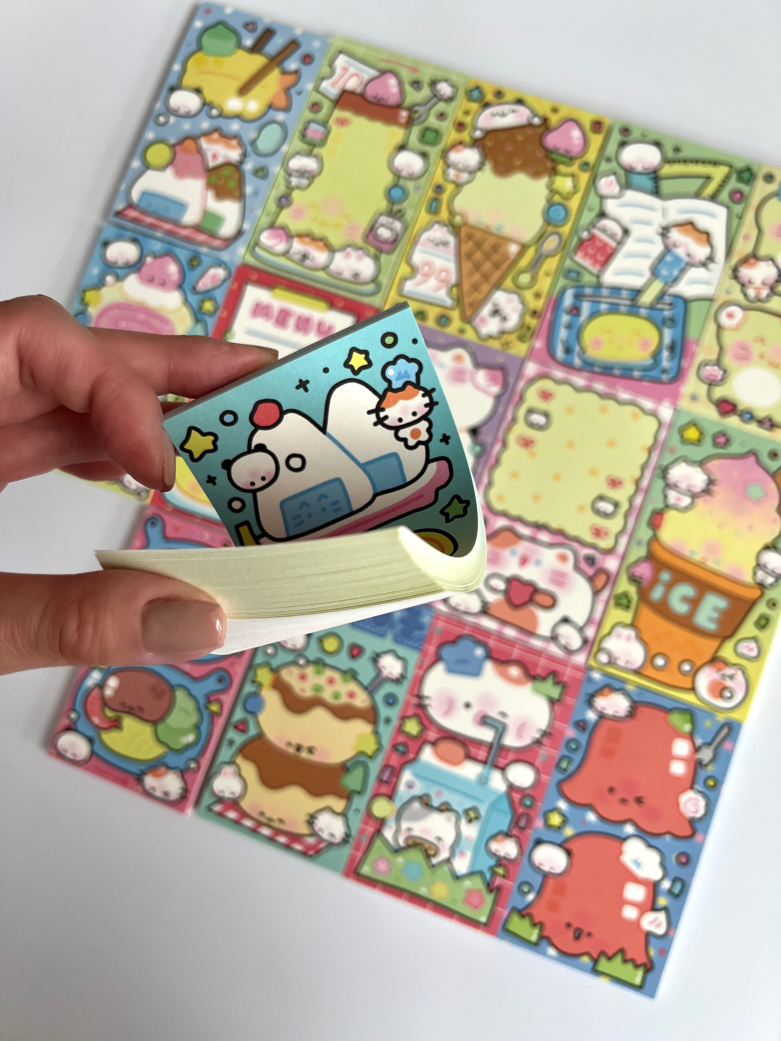 Happy Snack Memo Pad