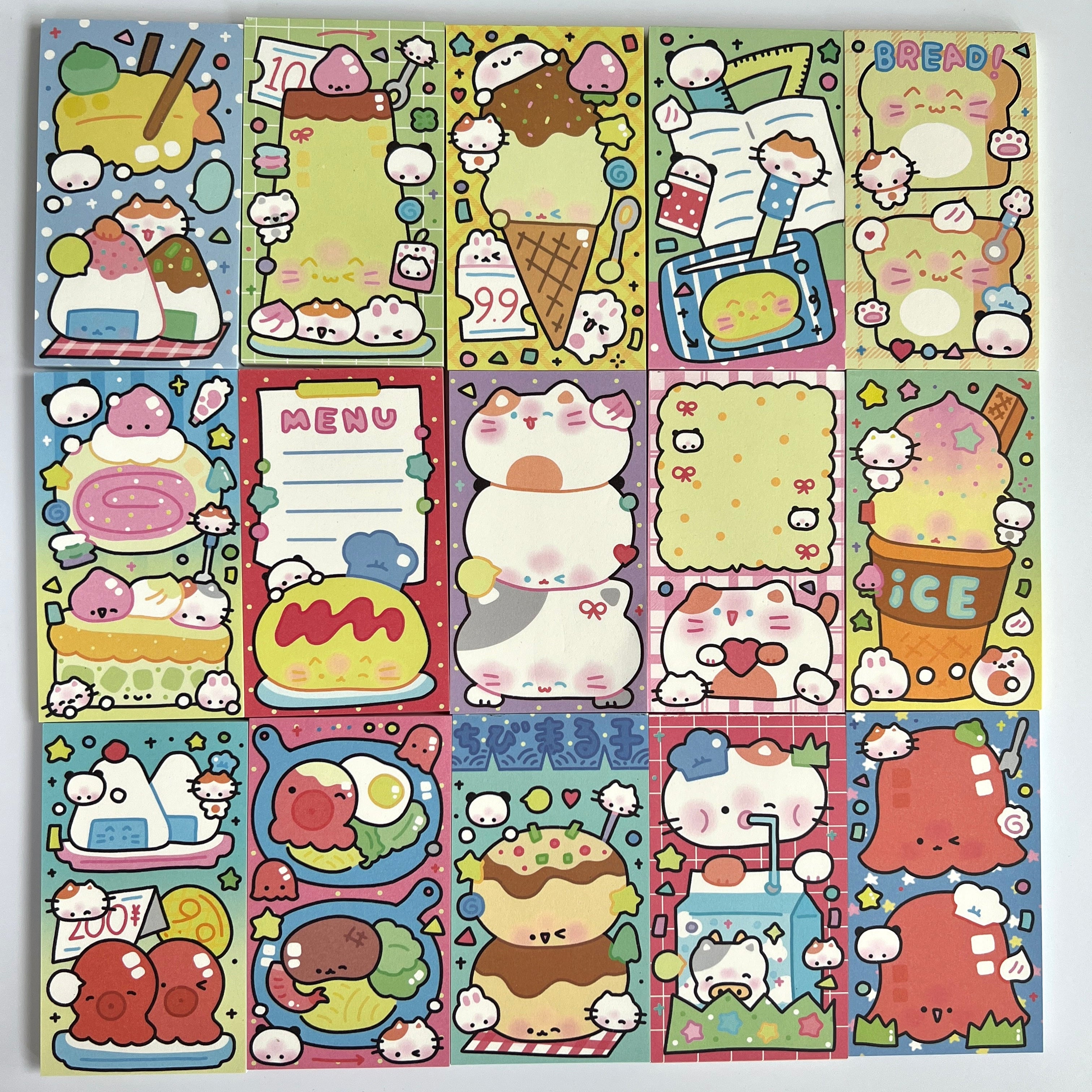 Happy Snack Memo Pad