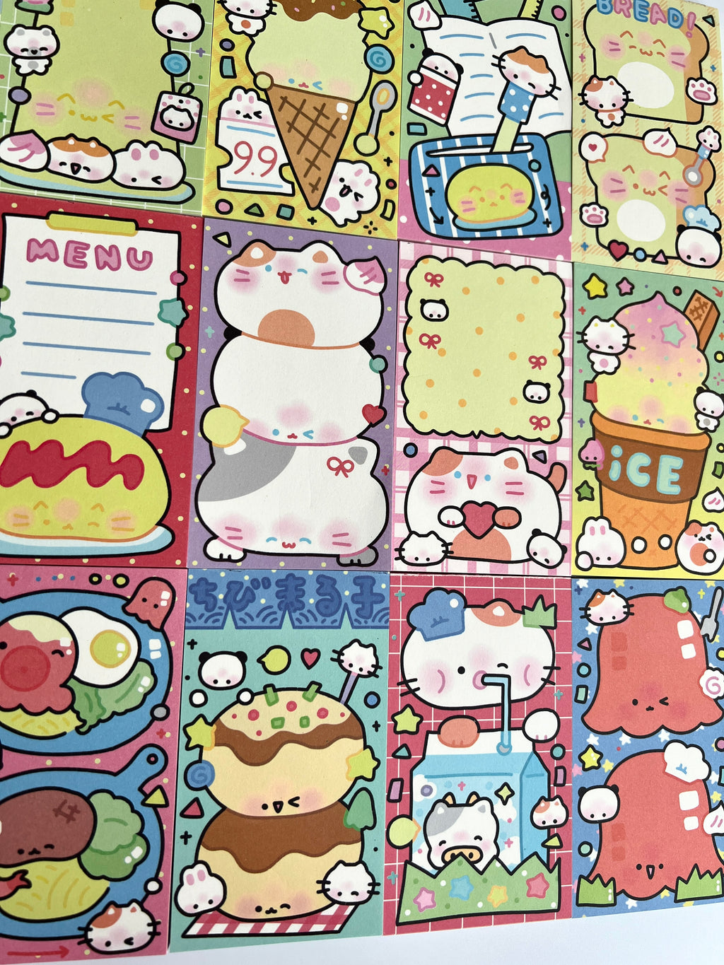 Happy Snack Memo Pad