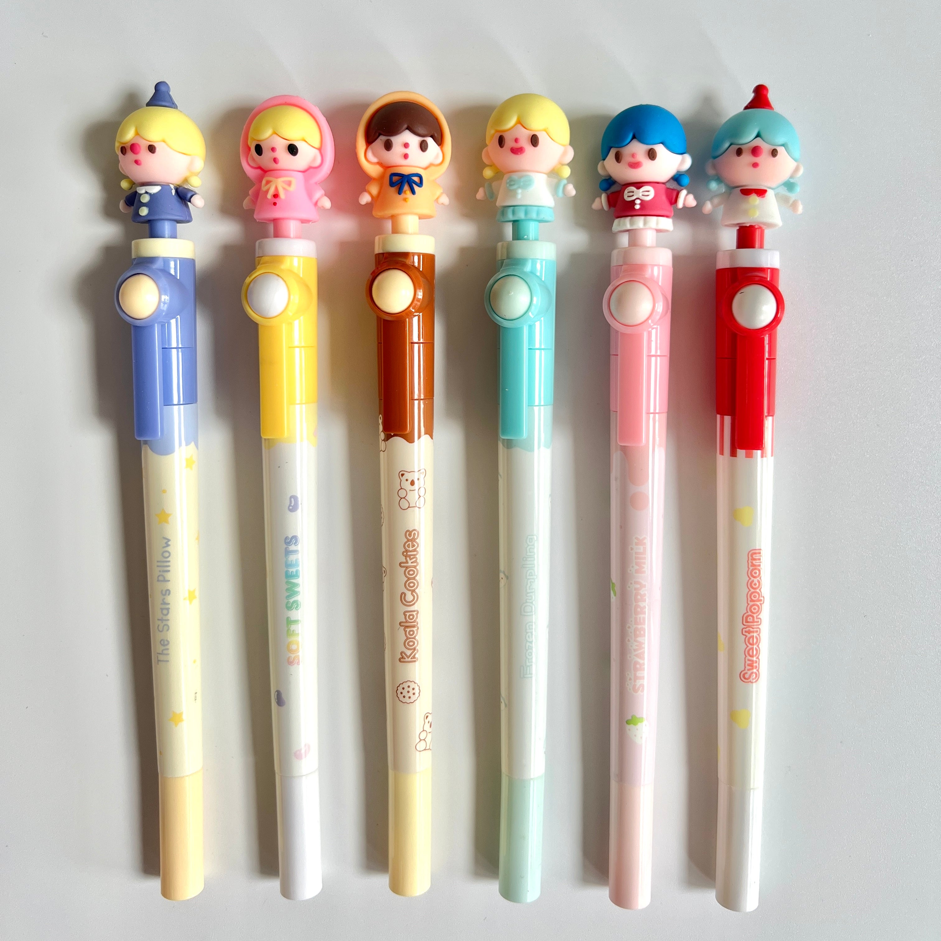 🎀 Cute Doll Spinner Pen