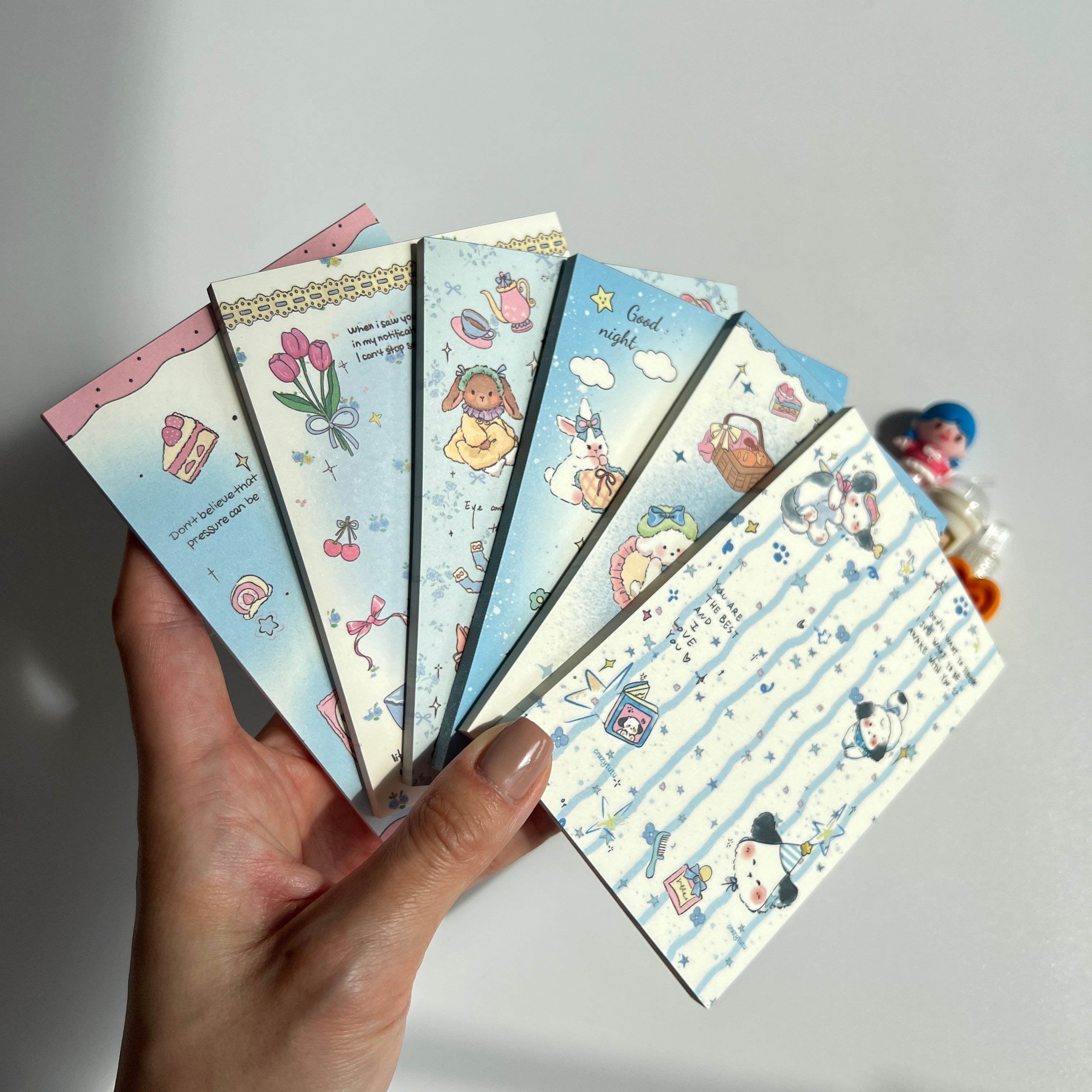 🩵 Blue Fairytale Memo Set - 2