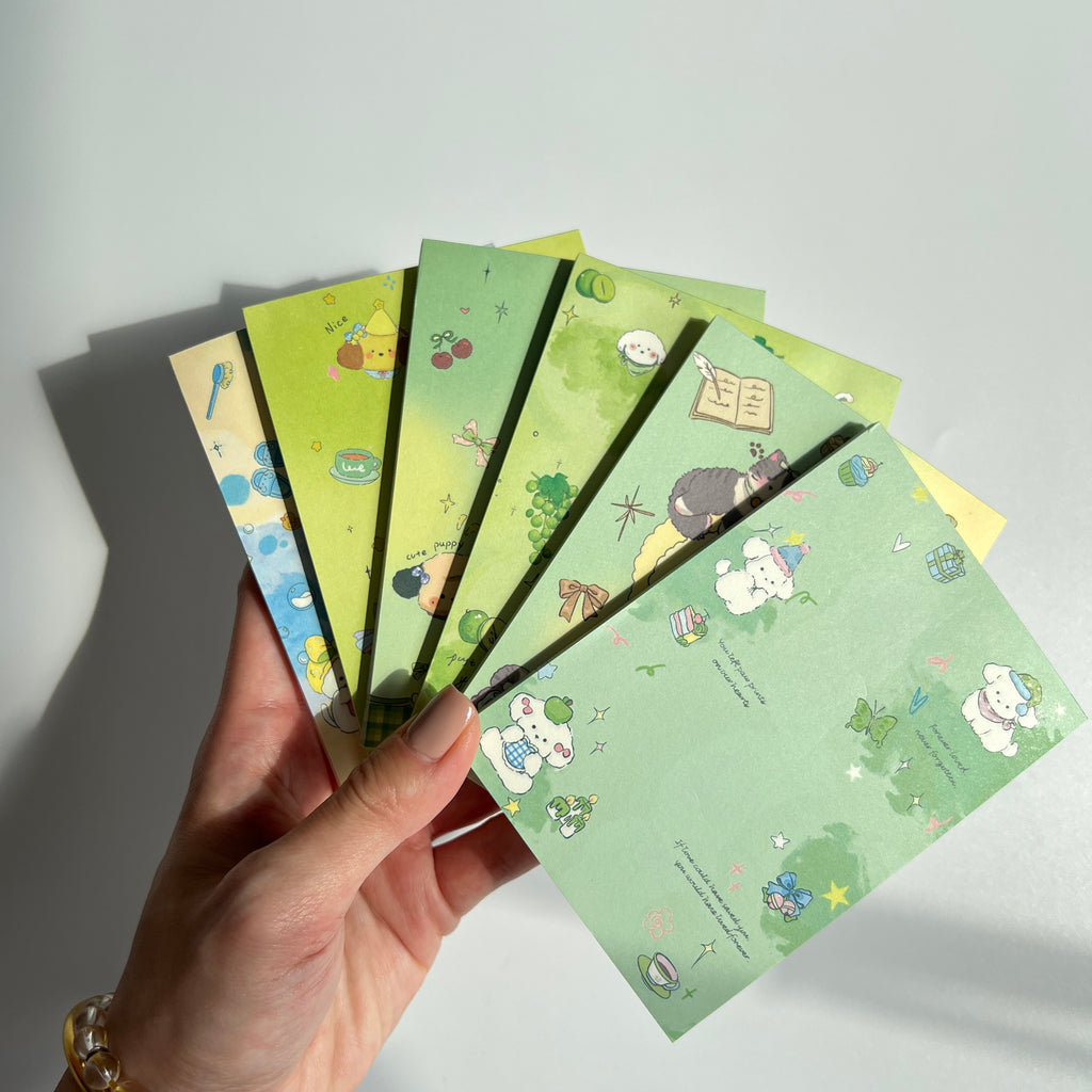 🍃 Green Breeze Memo Set - 3