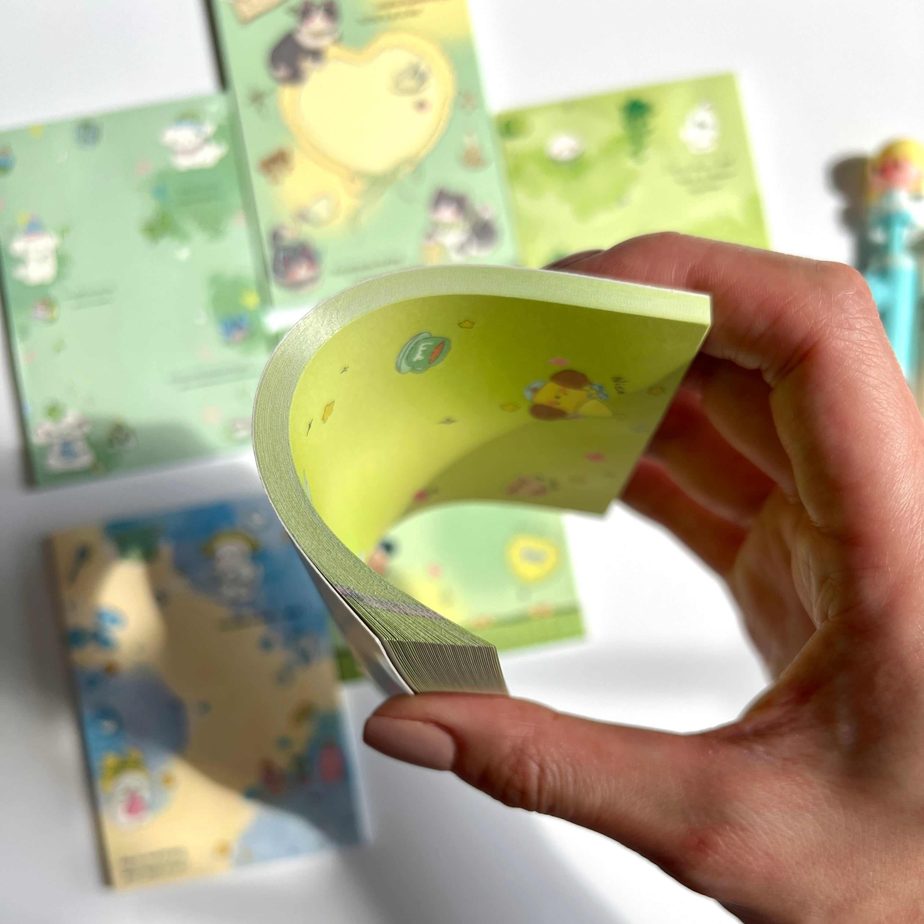 🍃 Green Breeze Memo Set - 3