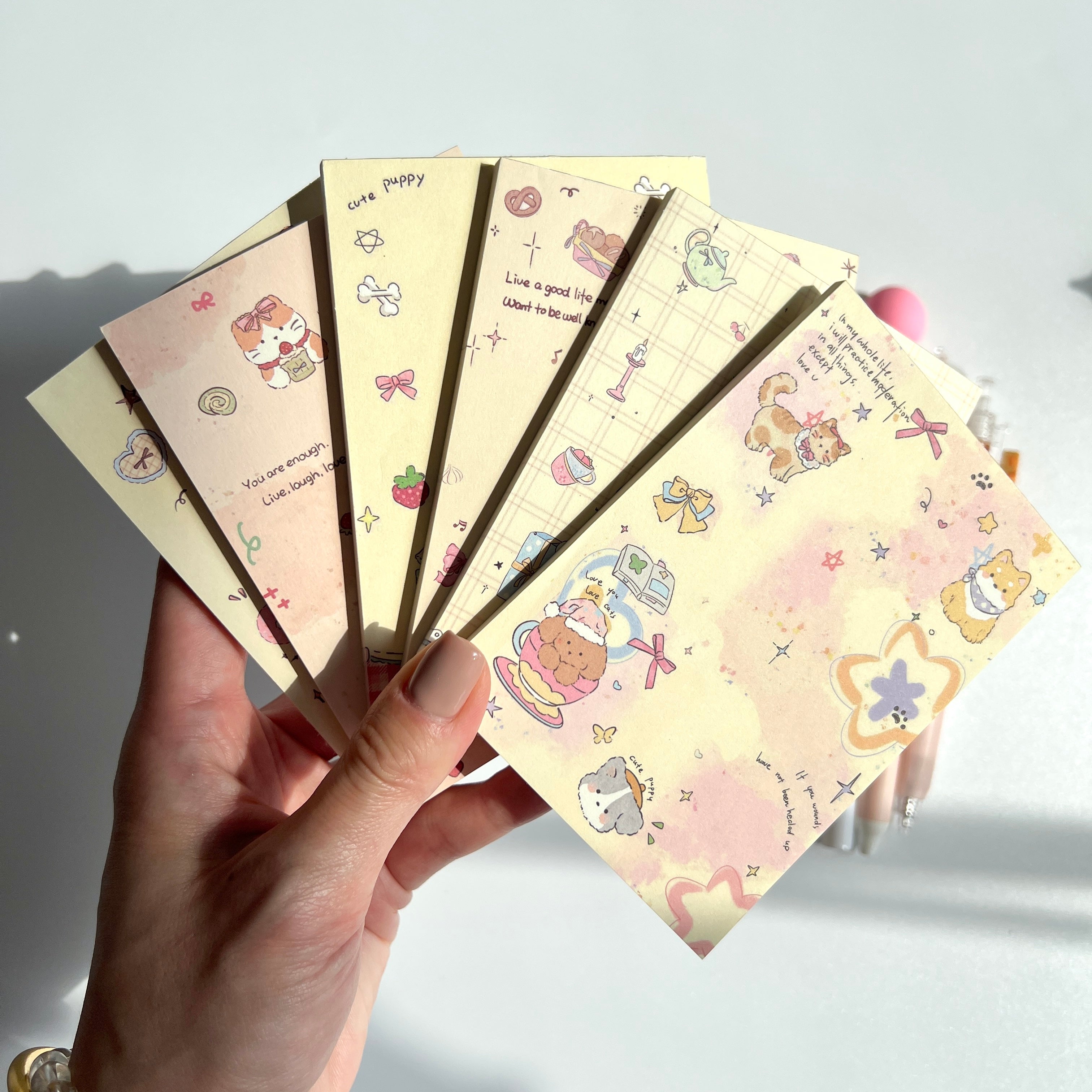 🐶 Sweet Puppy Memo Set - 4