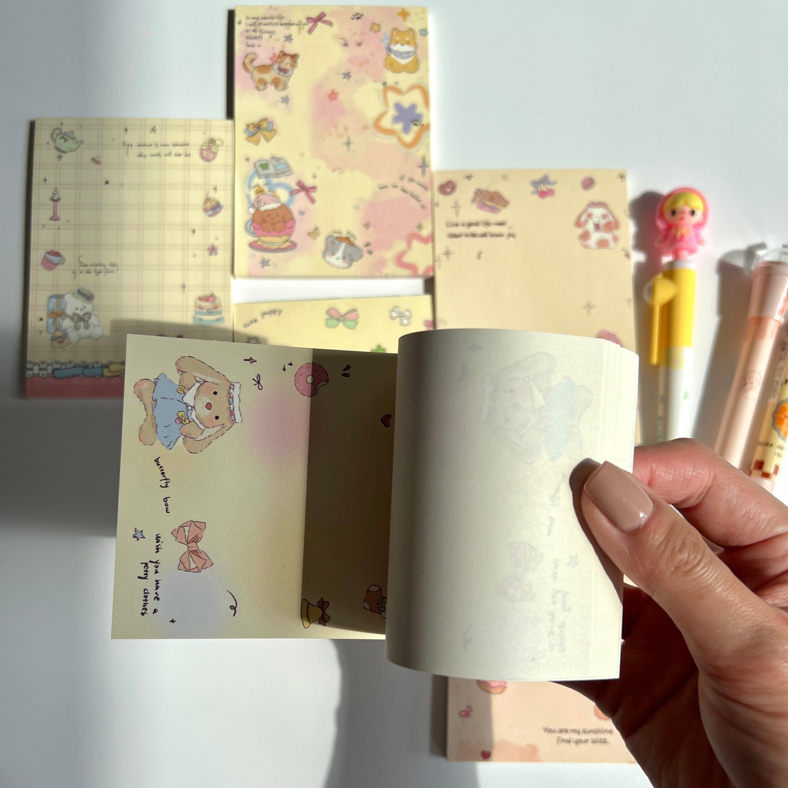 🐶 Sweet Puppy Memo Set - 4