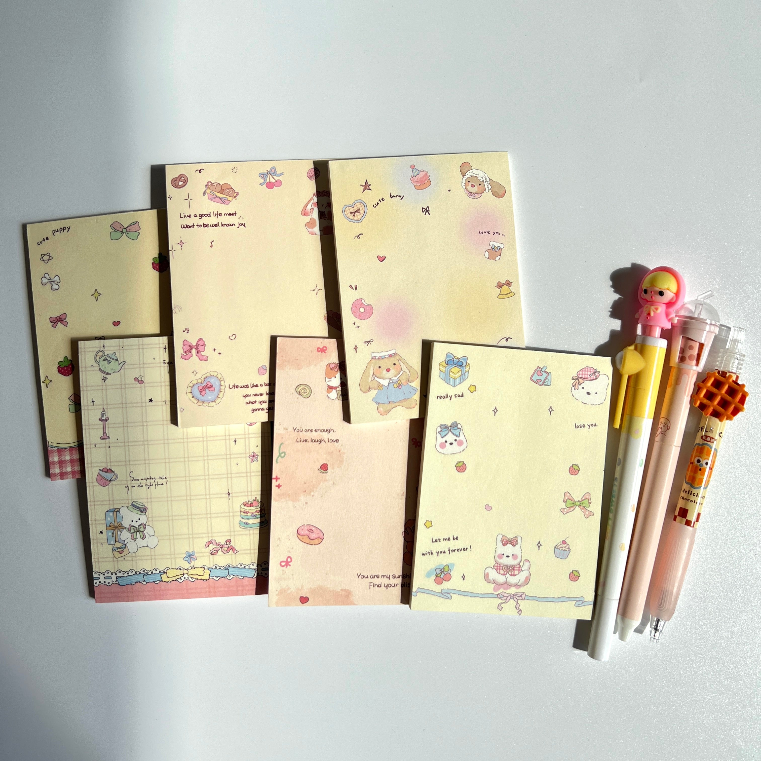 🐶 Sweet Puppy Memo Set - 4