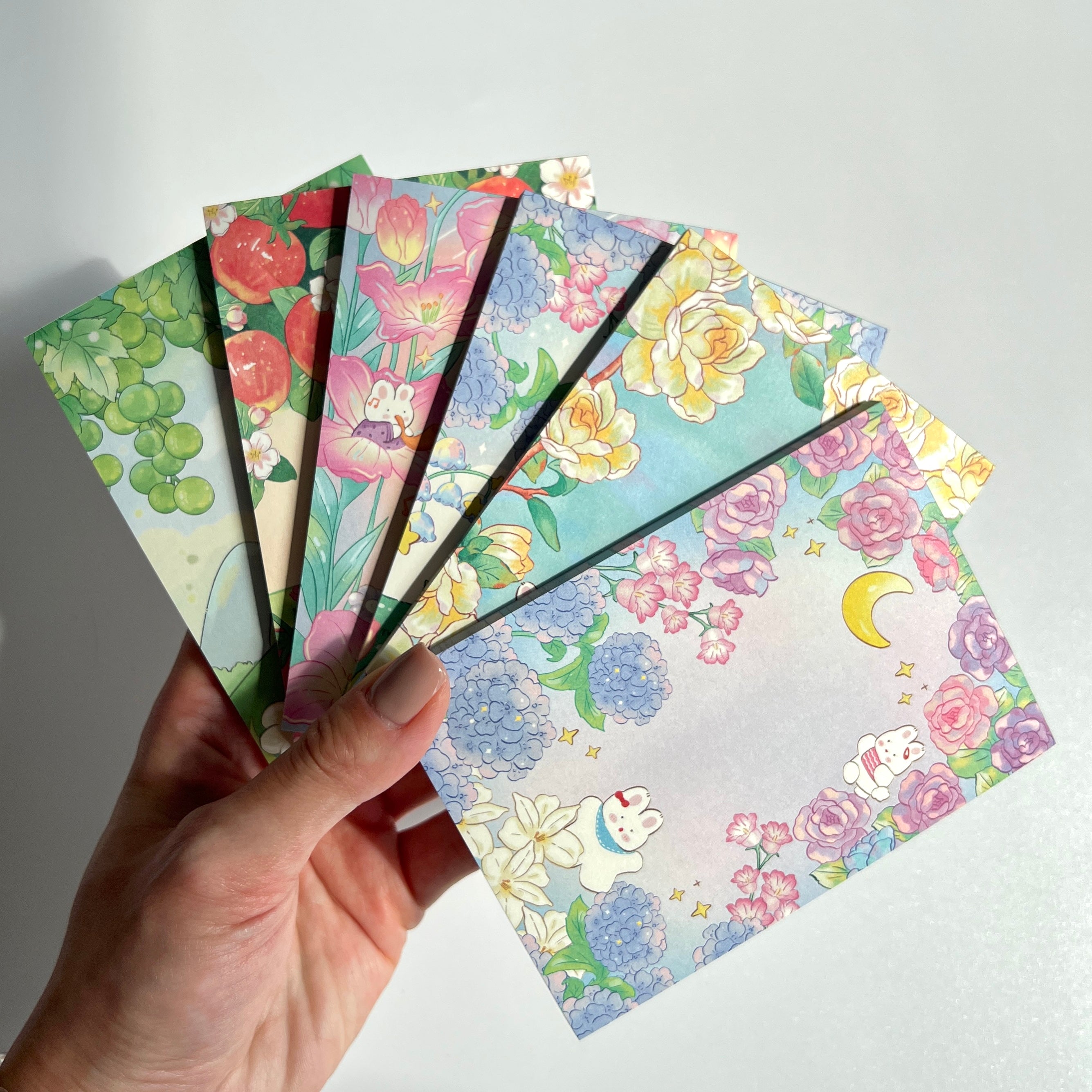 🌷 Secret Garden Memo Set - 5