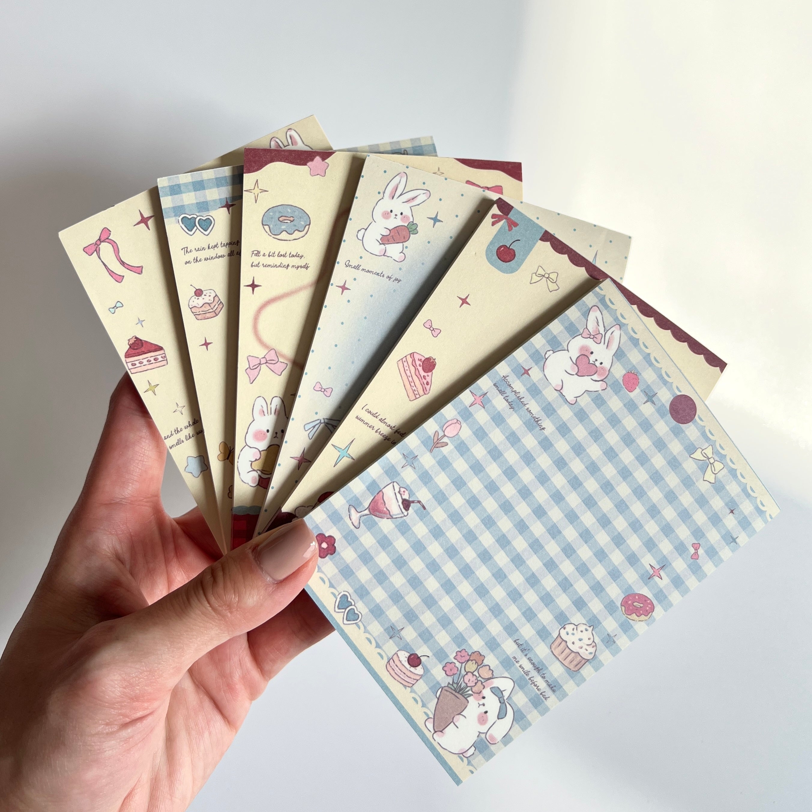 🐰 Sweet Bunny Memo Set - 6