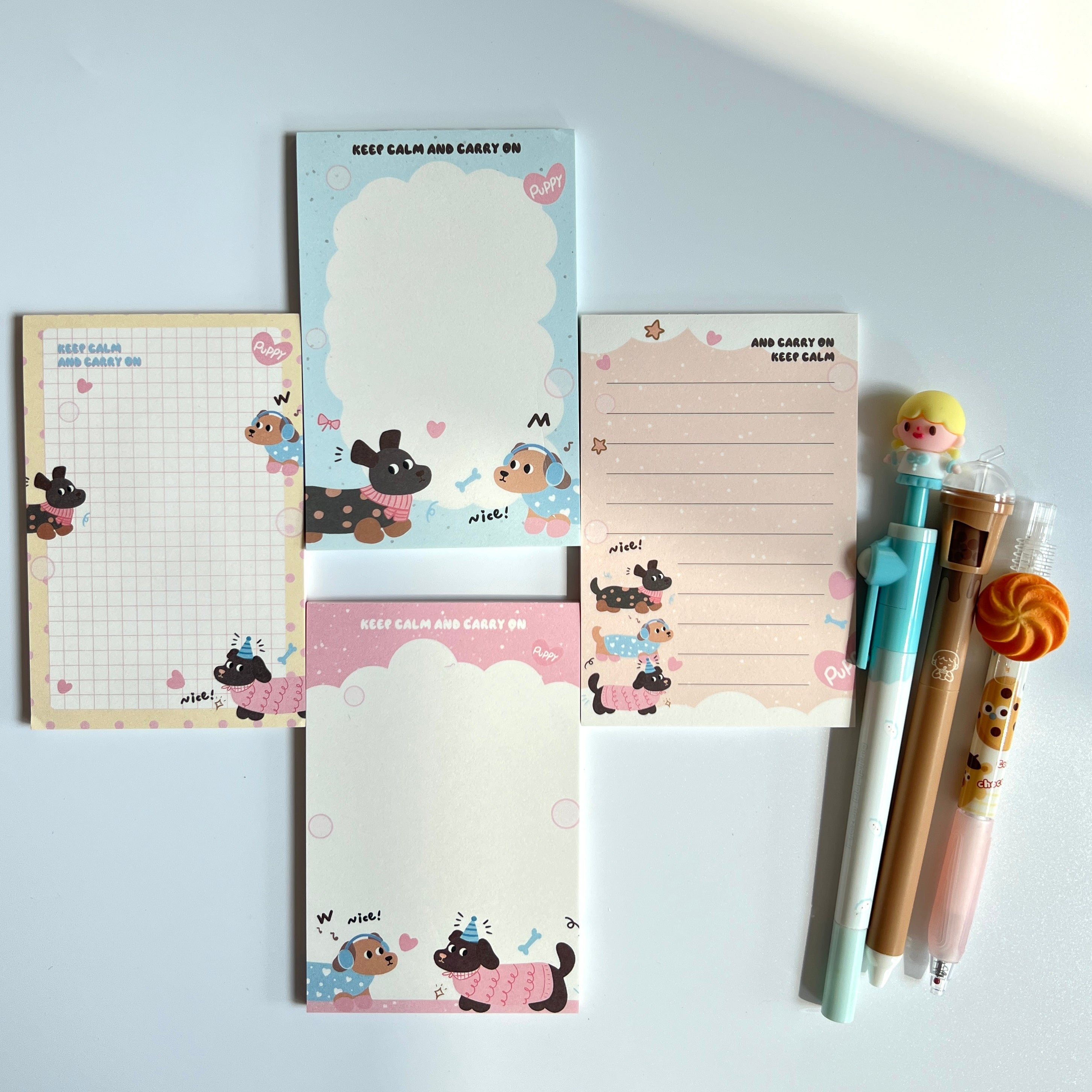 🐾 Puppy Love Memo Set - 7