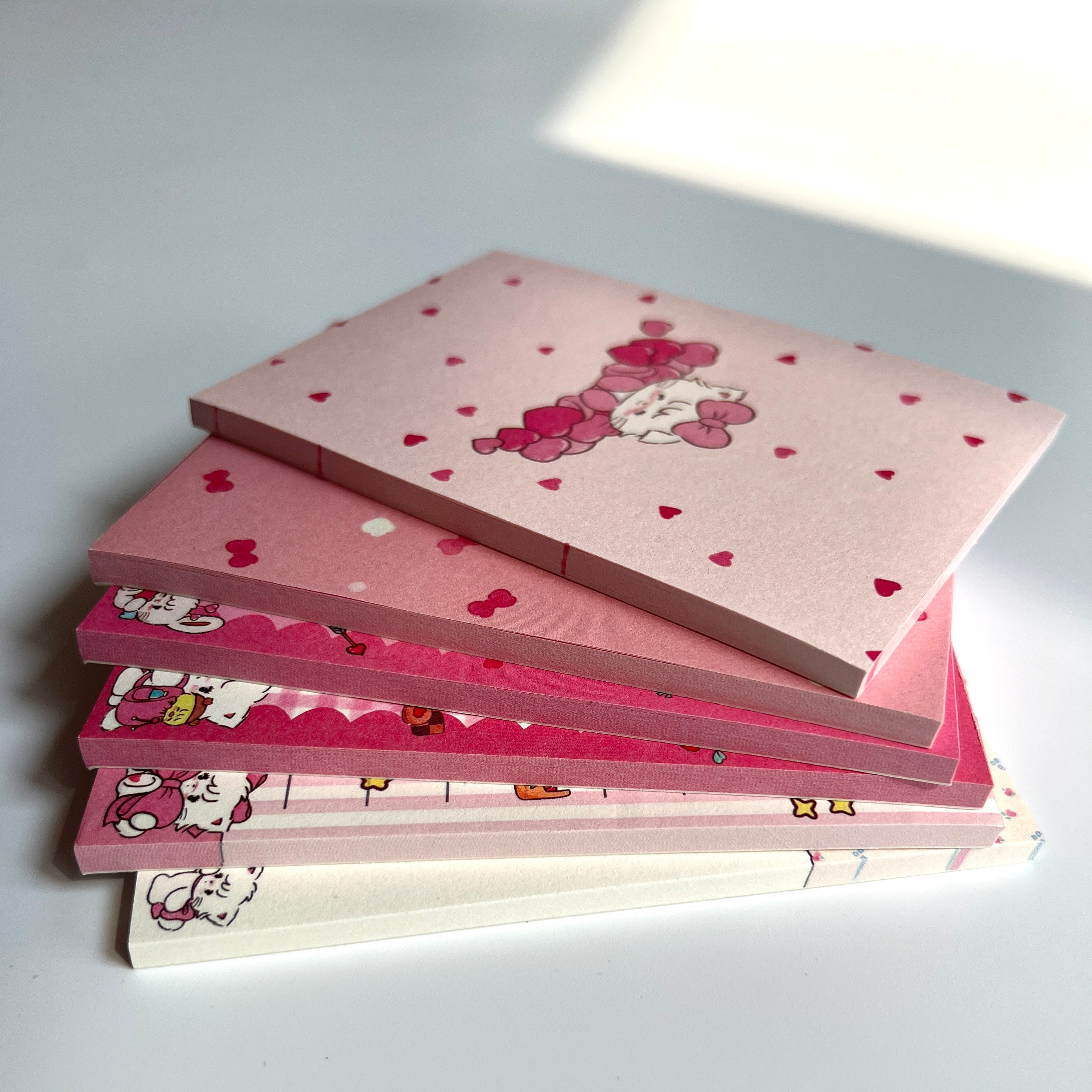 💗 Pink Sweetheart Memo Set - 8