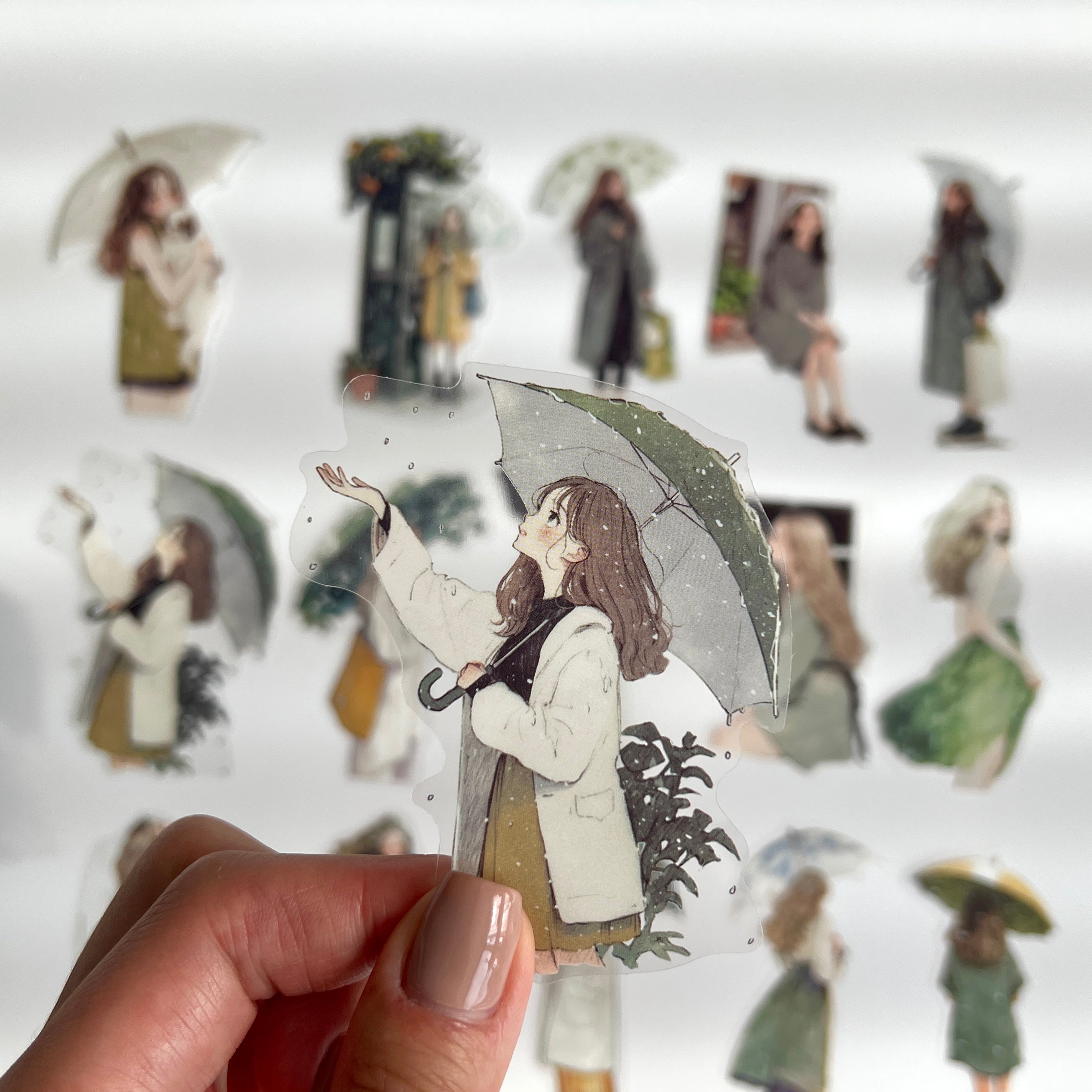 🍃 Soft Rain Garden Girls