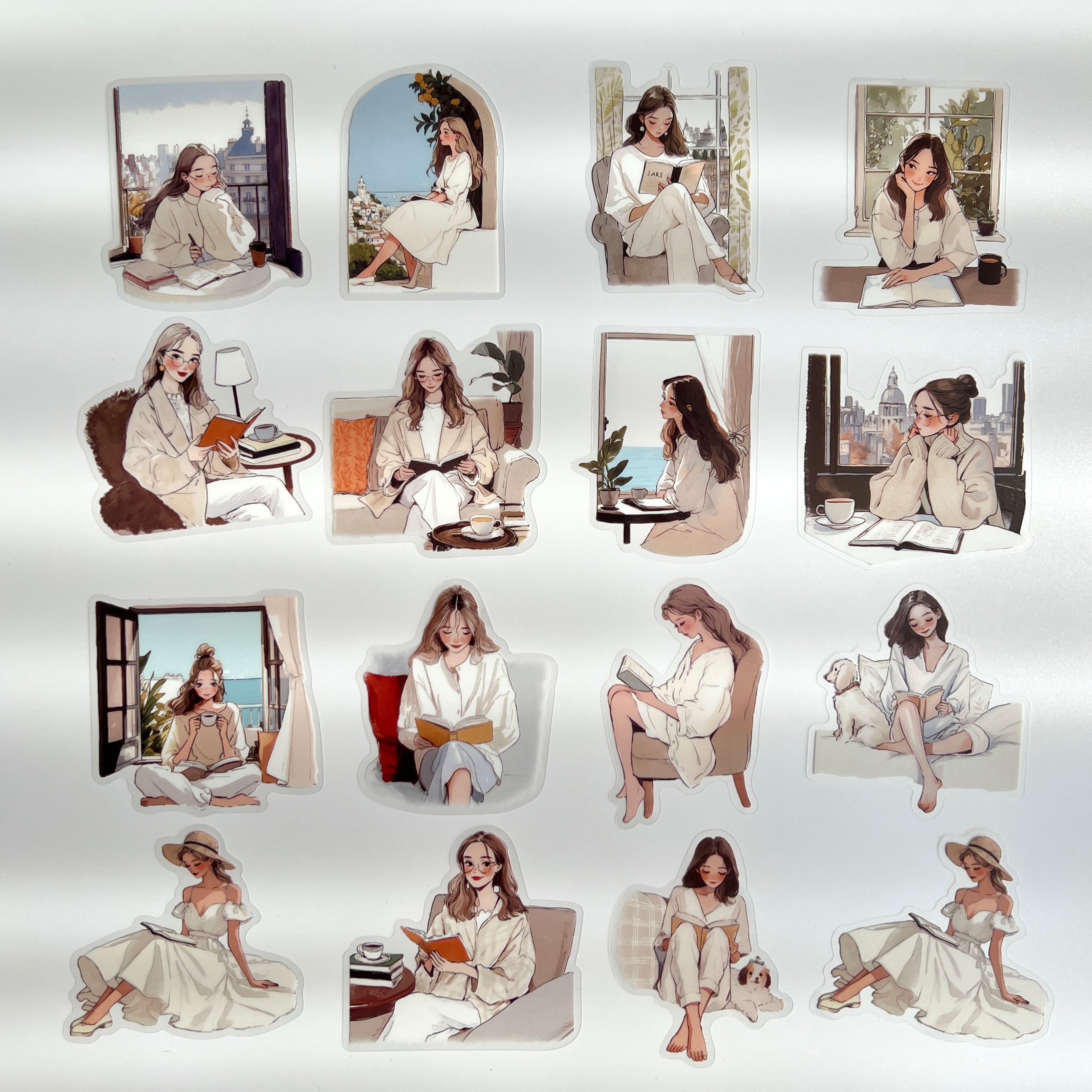 📖 Cozy Reading Girls