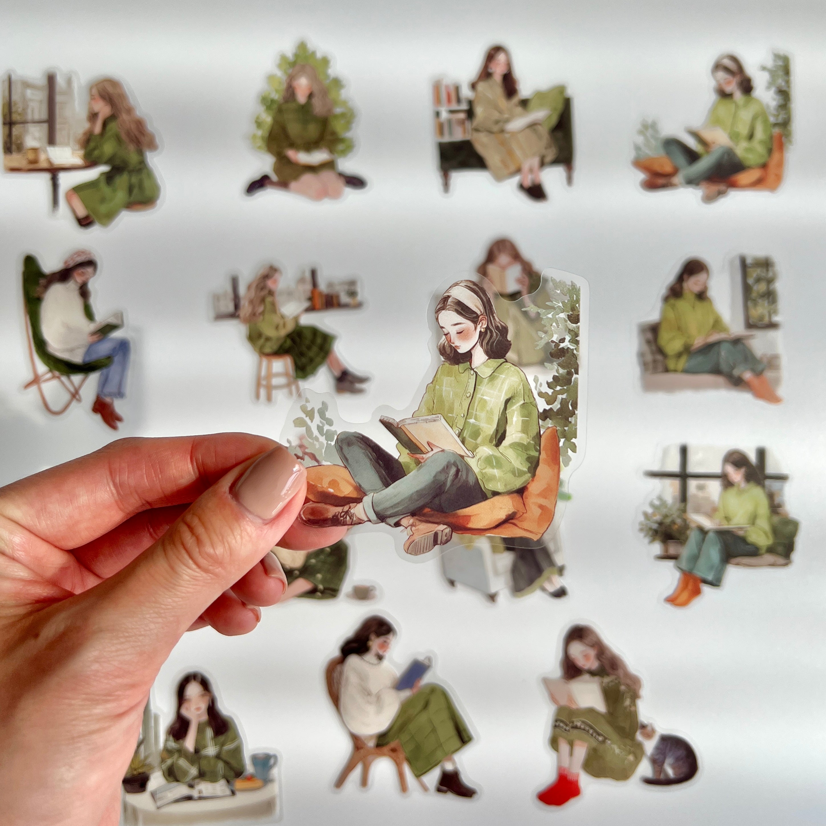 🌿 Forest Reading Girls ⭐