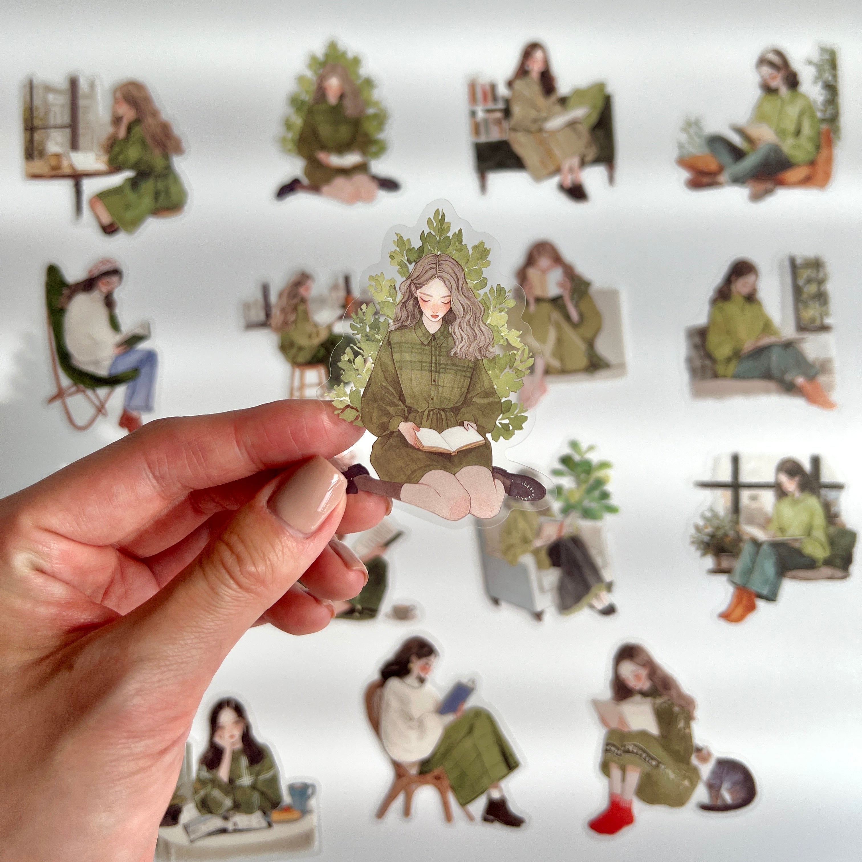 🌿 Forest Reading Girls ⭐