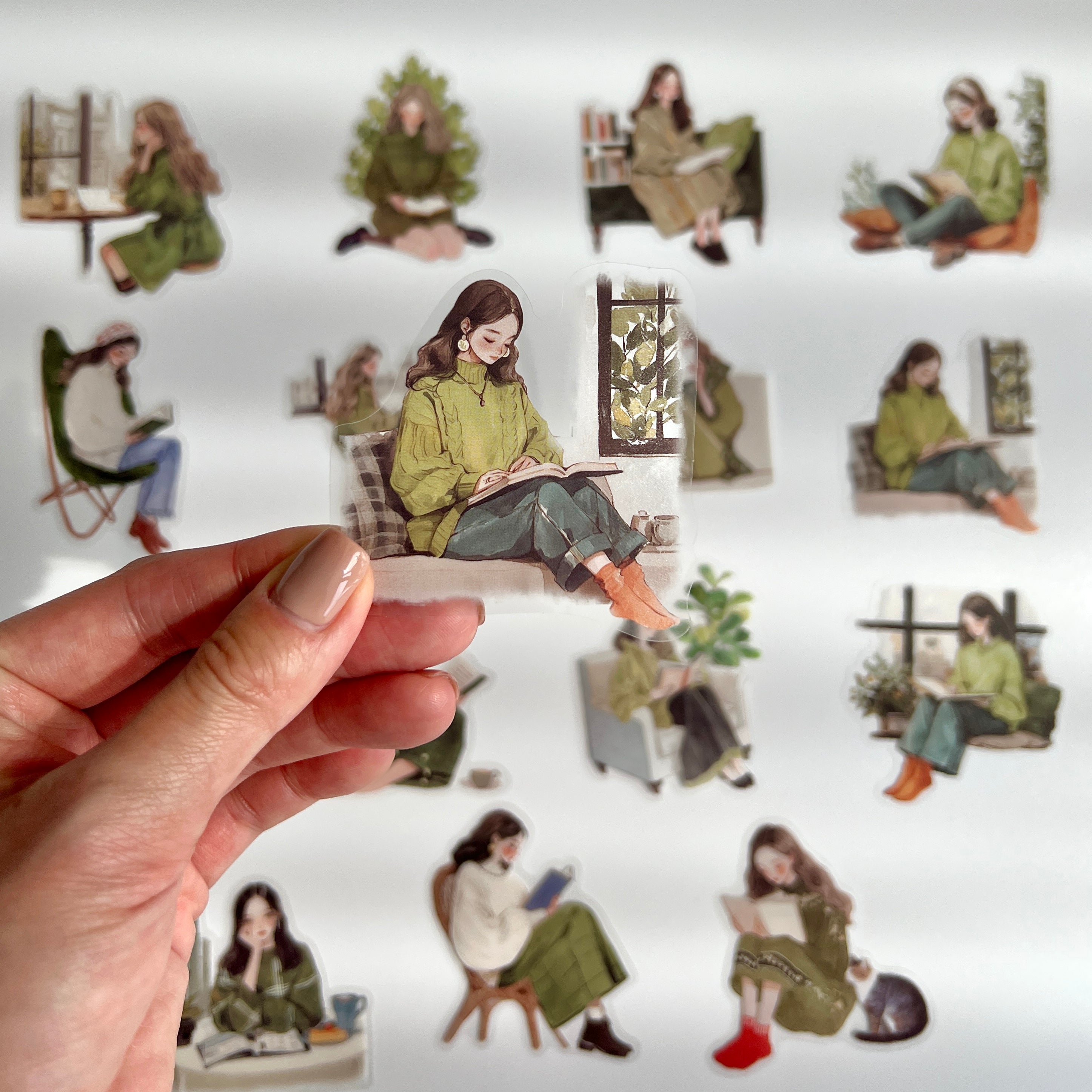 🌿 Forest Reading Girls ⭐