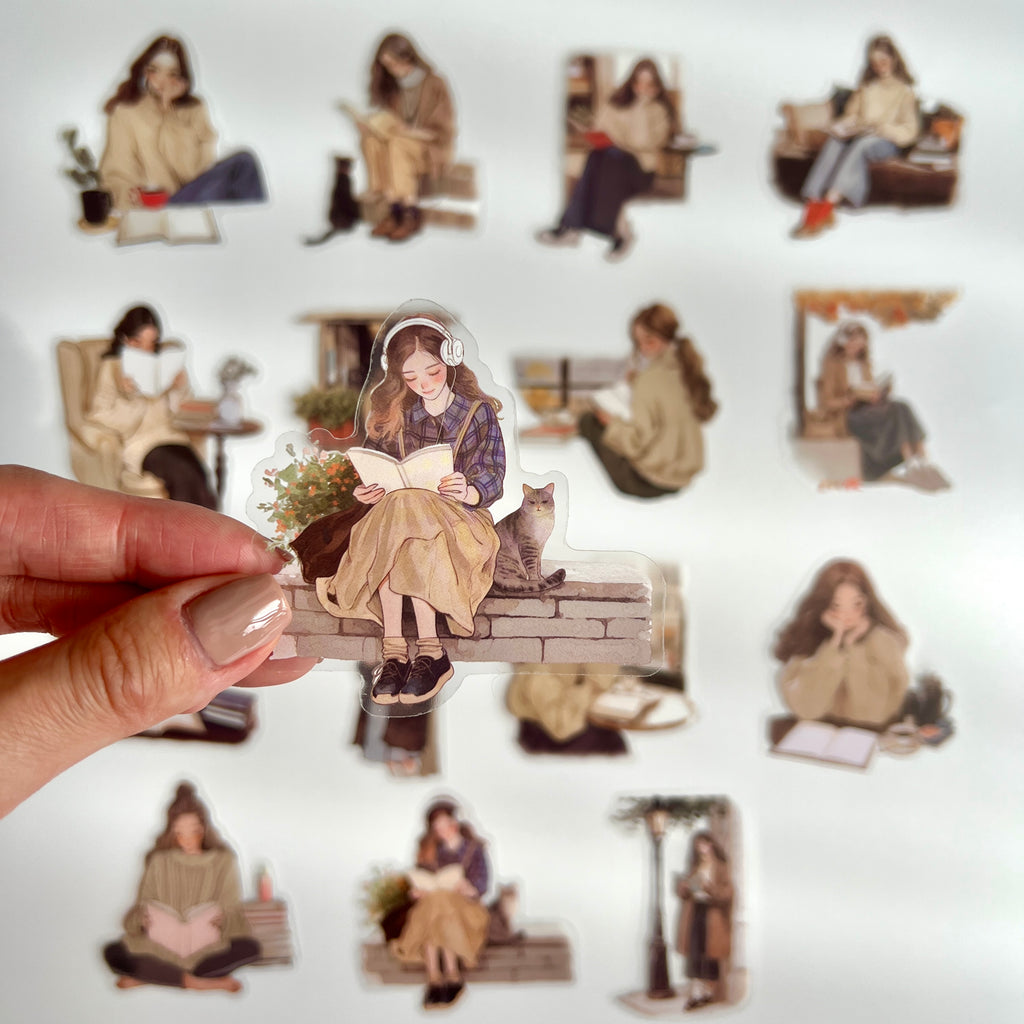 🍂 Autumn Cozy Reading Girls