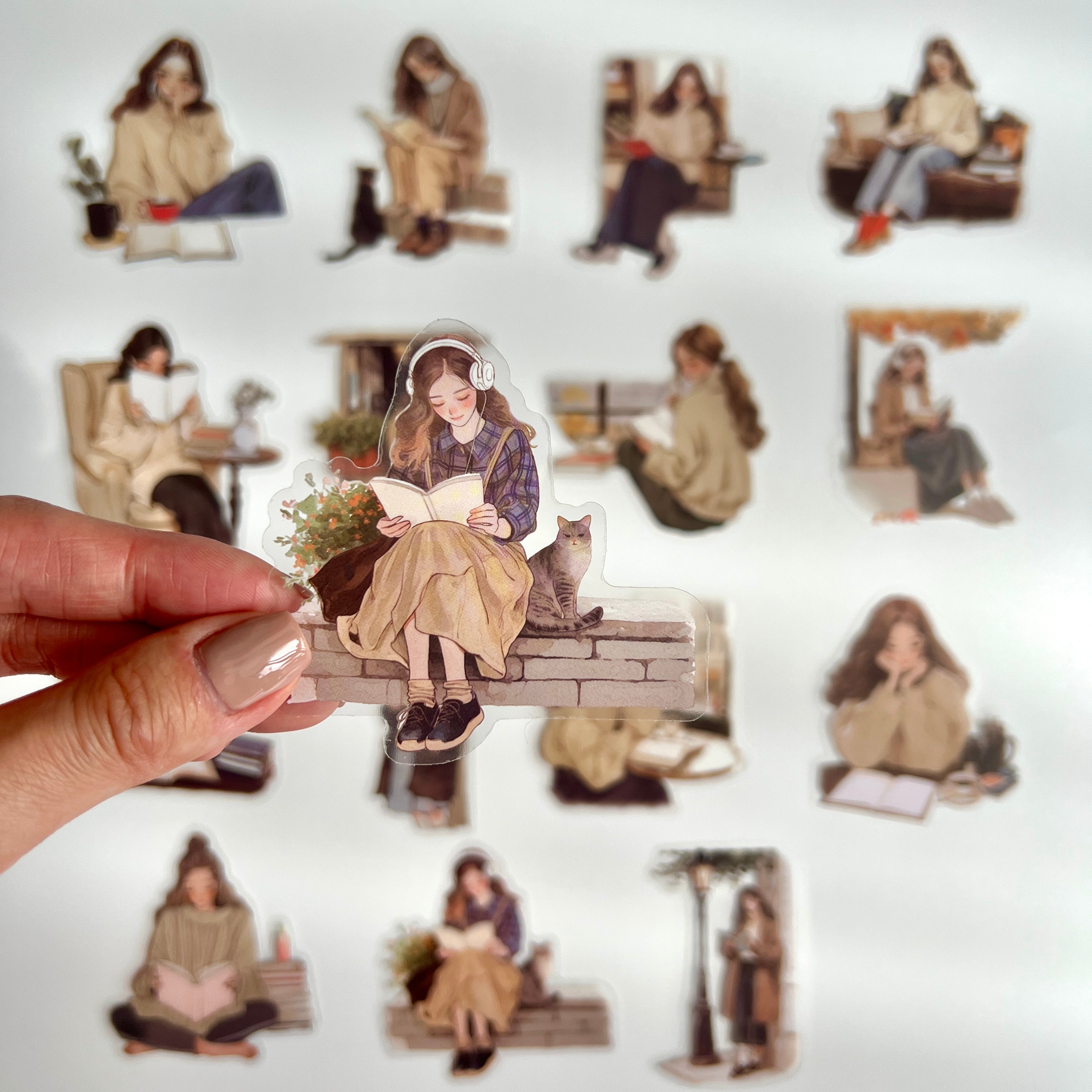 🍂 Autumn Cozy Reading Girls