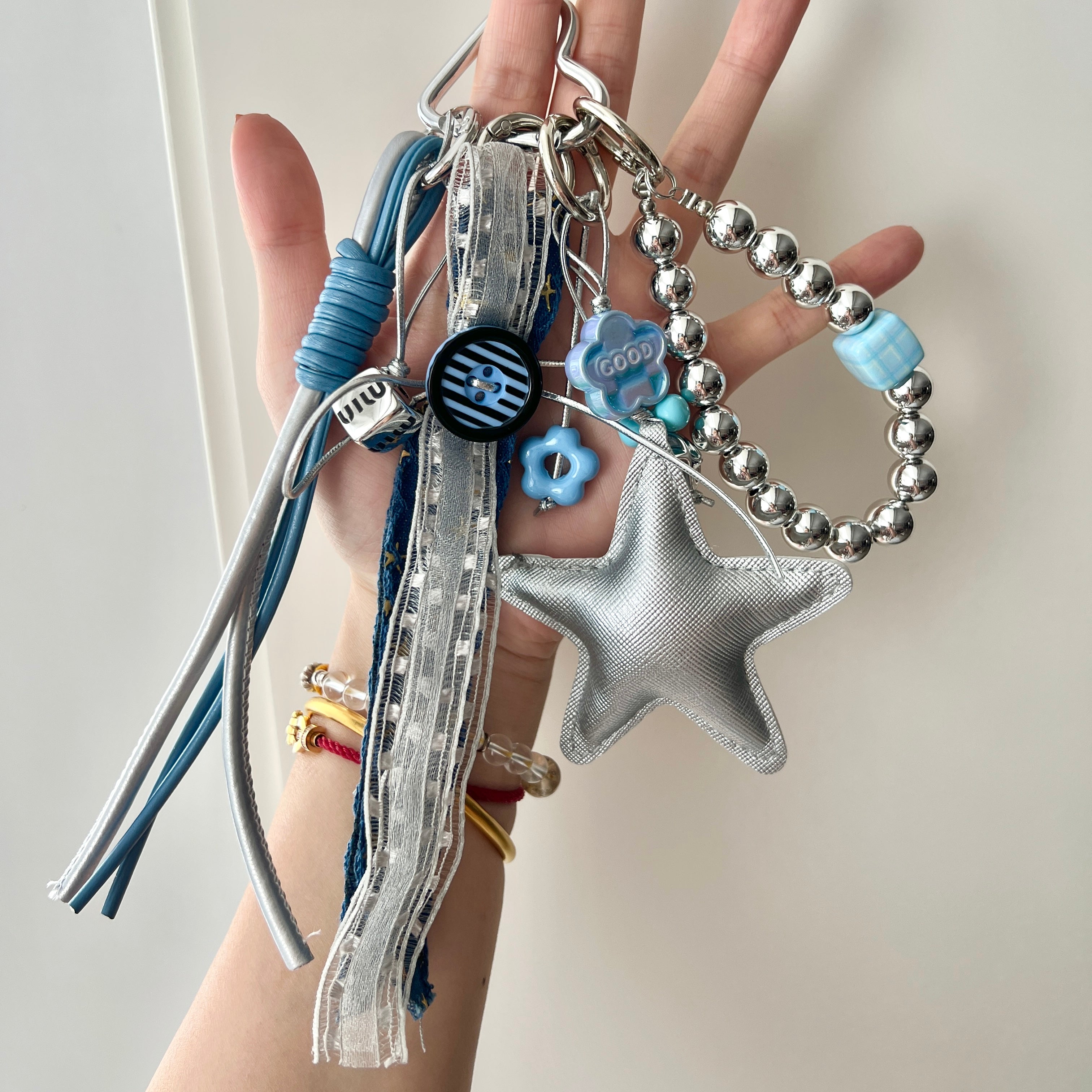 ✨ Starry Sky Charm Keychain