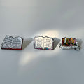 📚 Book Lover Pin Set
