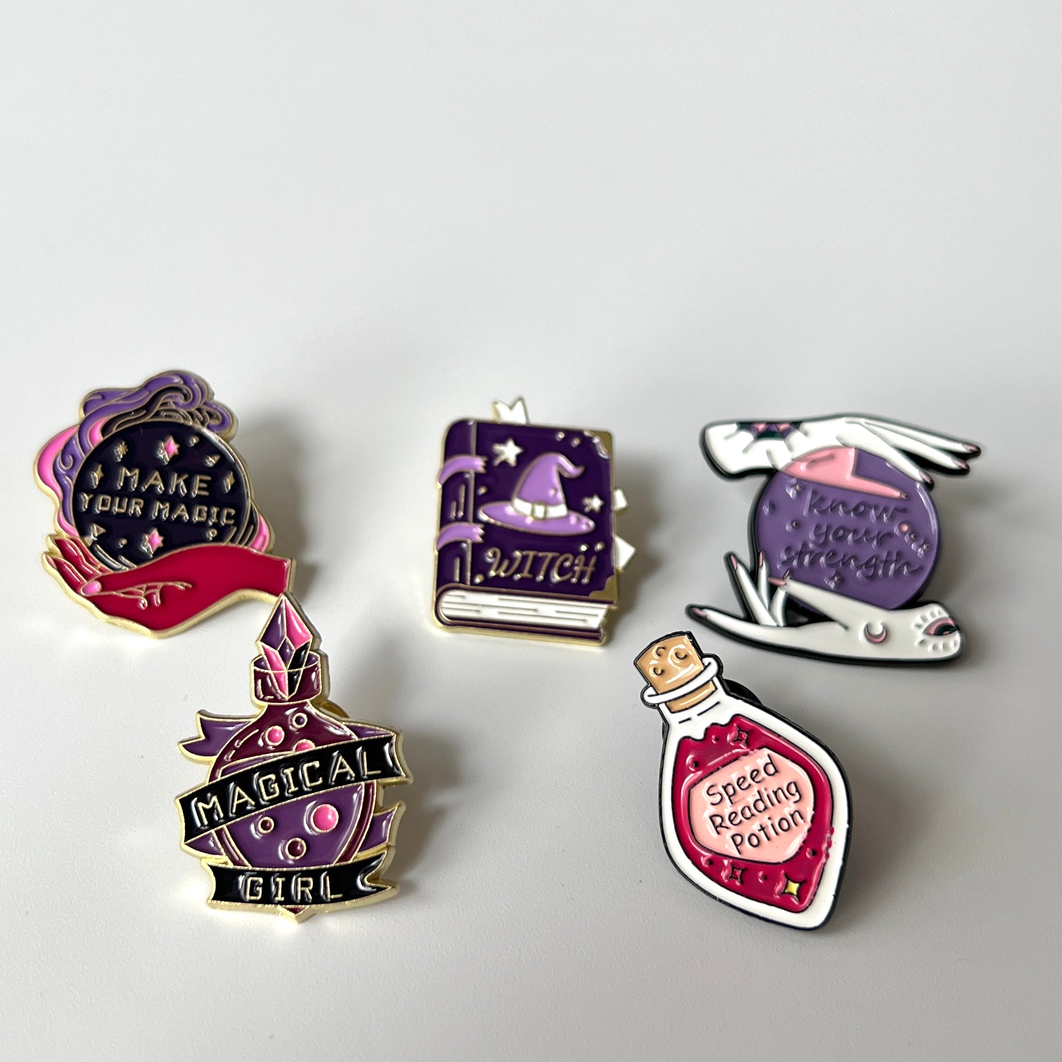 🔮 Witchy Magic Pin Set