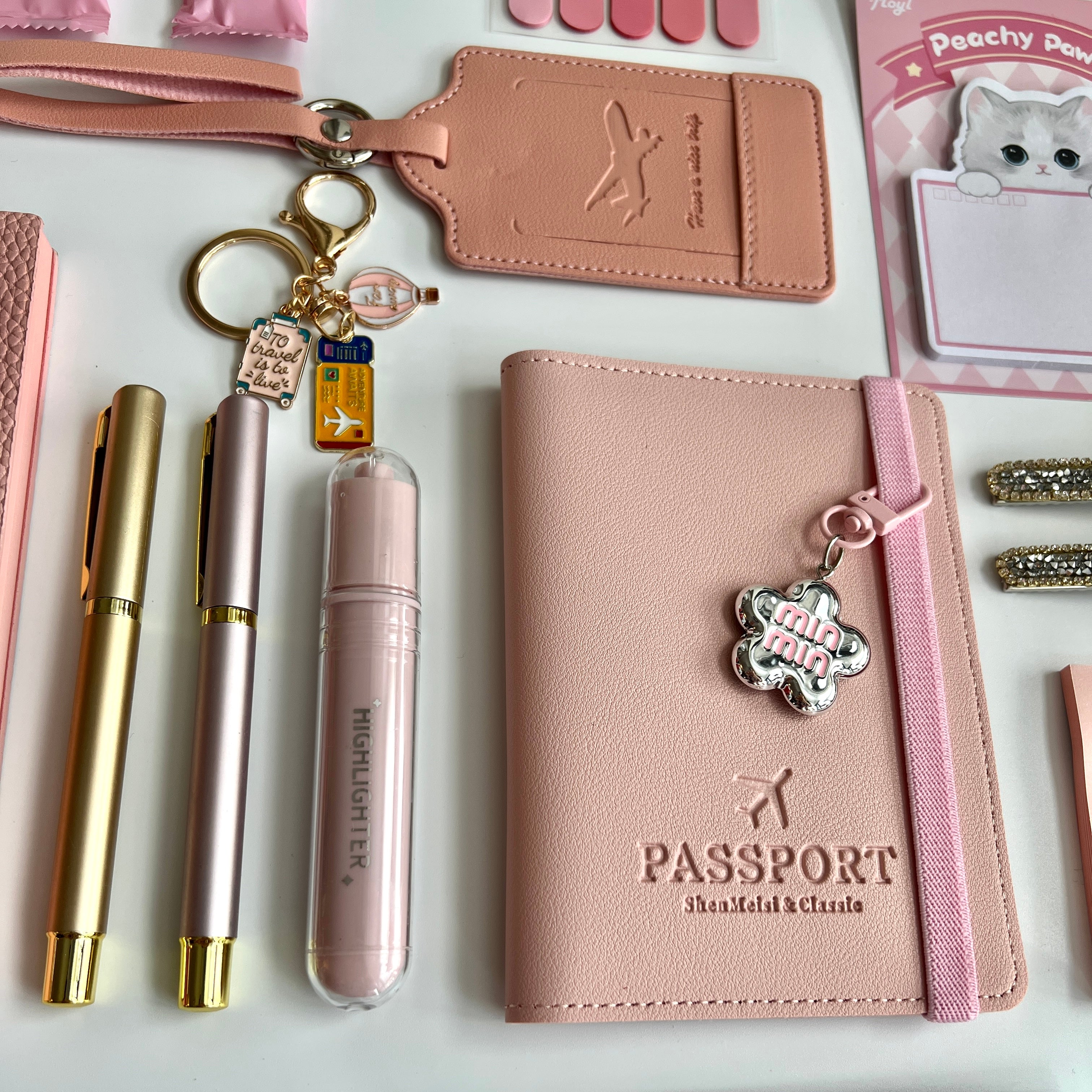 🎀 Pink Wander & Read Travel Bundle