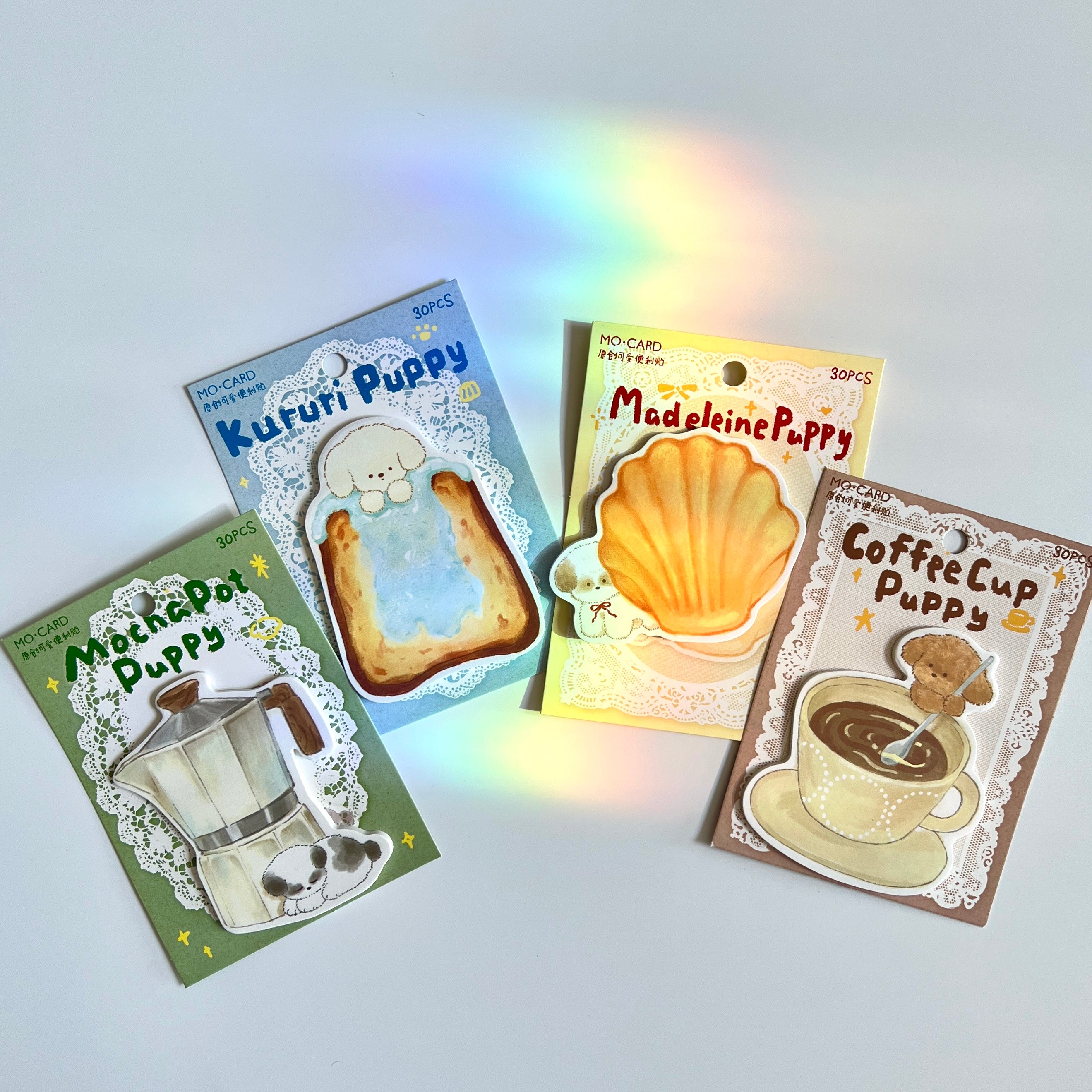 ☕ Puppy Café Sticky Notes