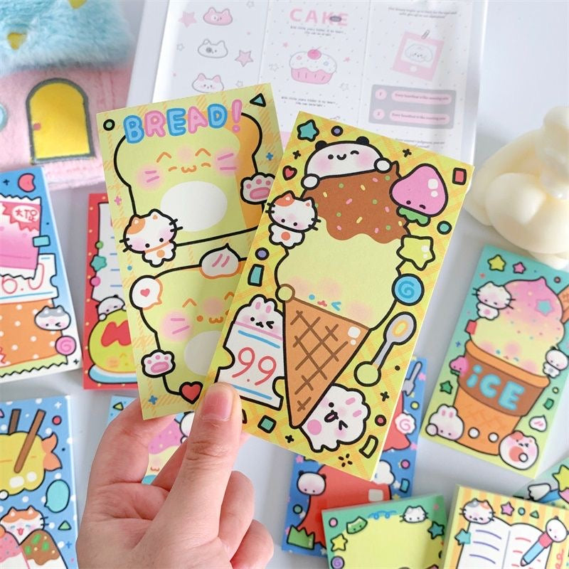Happy Snack Memo Pad