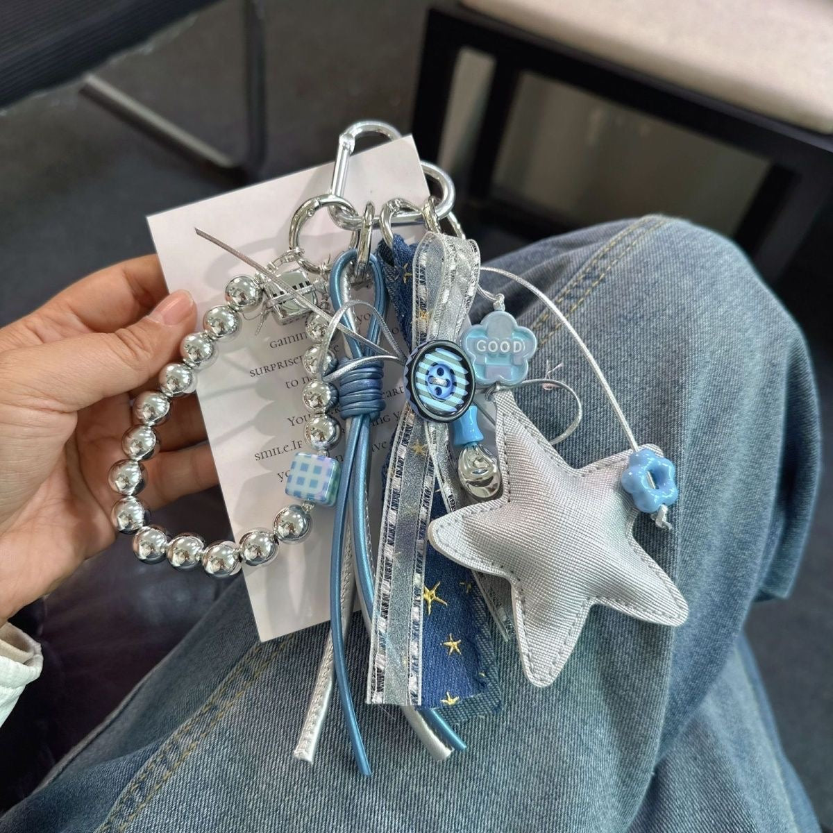 ✨ Starry Sky Charm Keychain