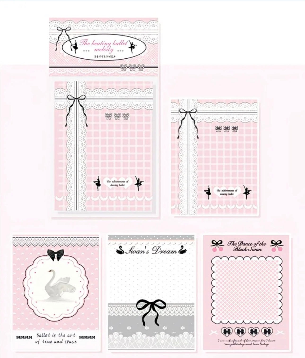 🩰 Ballet Princess Memo Pads (100 sheets)