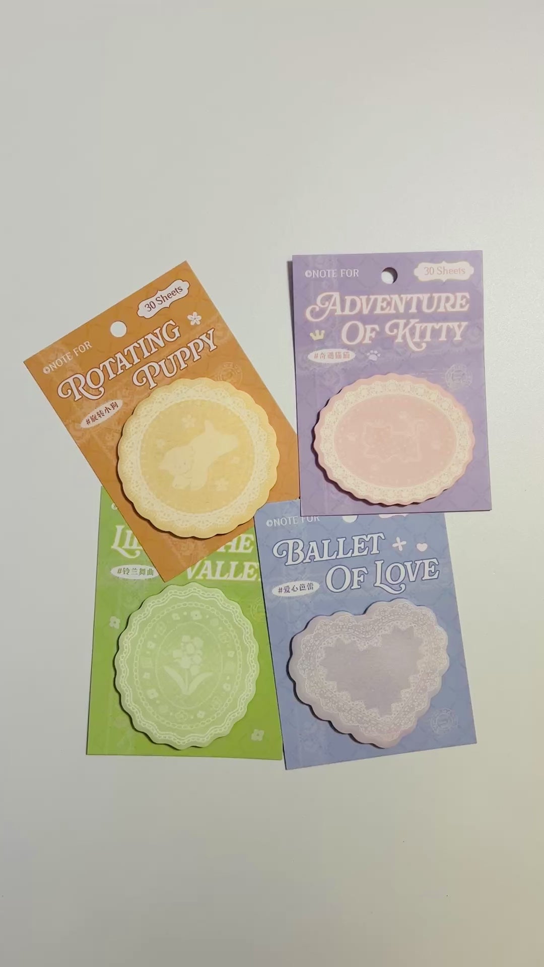 🍃 Lily of the Valley Sticky Notes